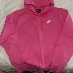 Pink Nike hoodie